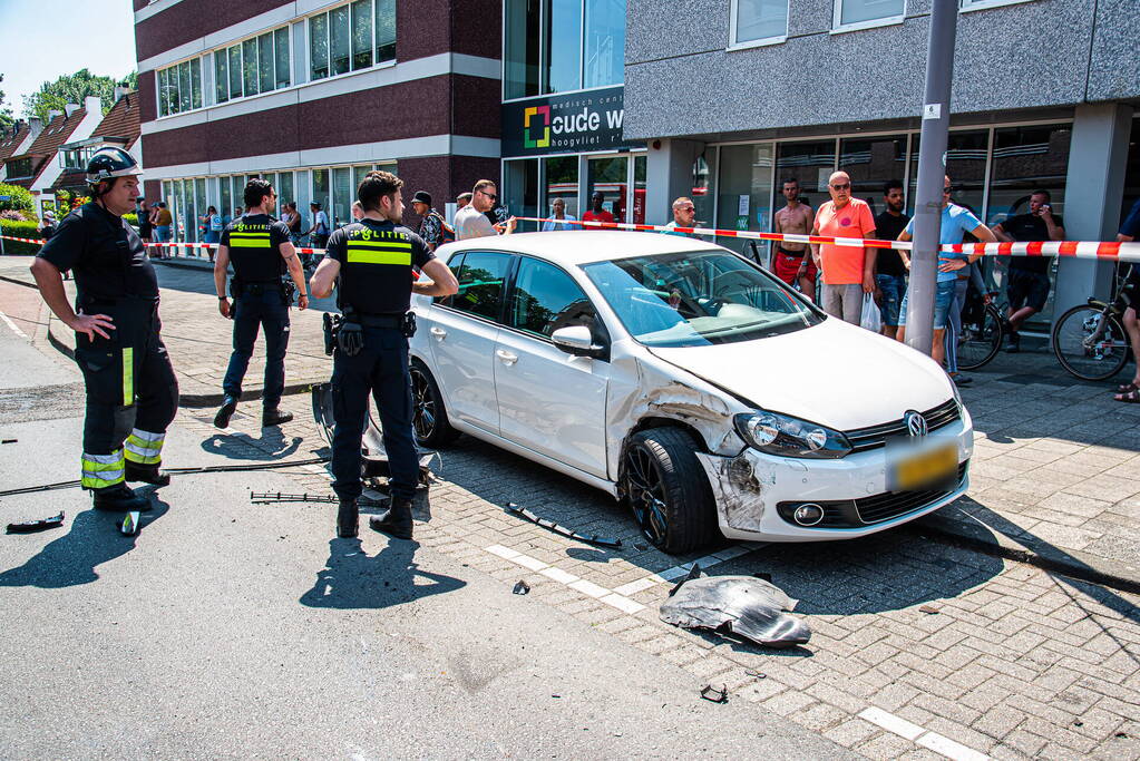 Agressieve alcomobilist aangehouden na aanrijding