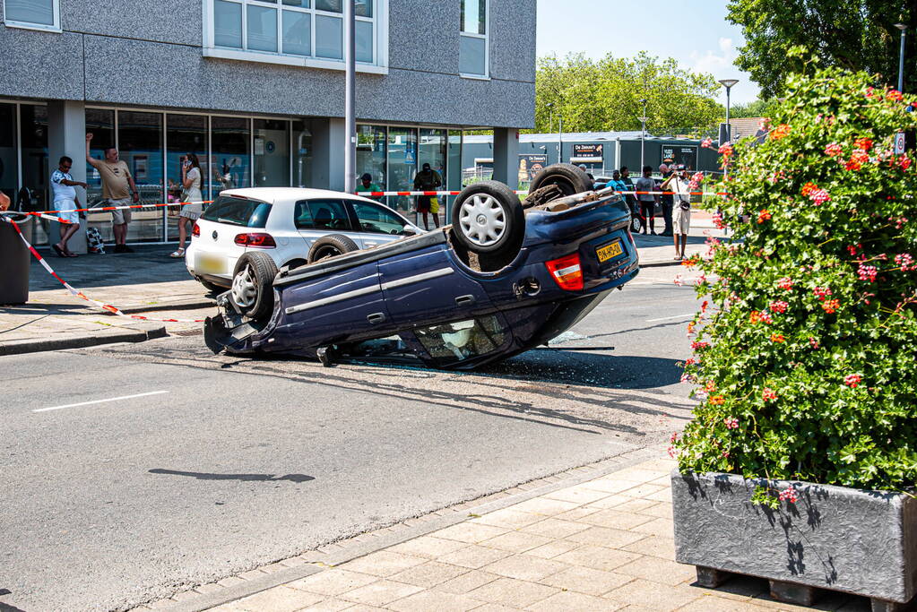 Agressieve alcomobilist aangehouden na aanrijding