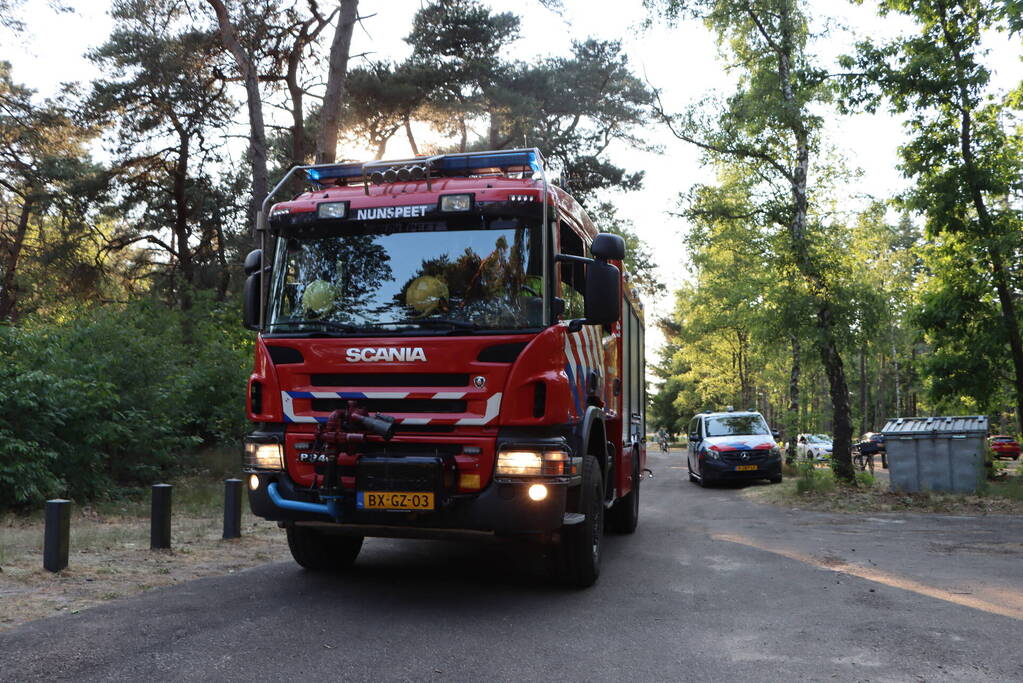 Brandweer ingezet voor rokende barbecue