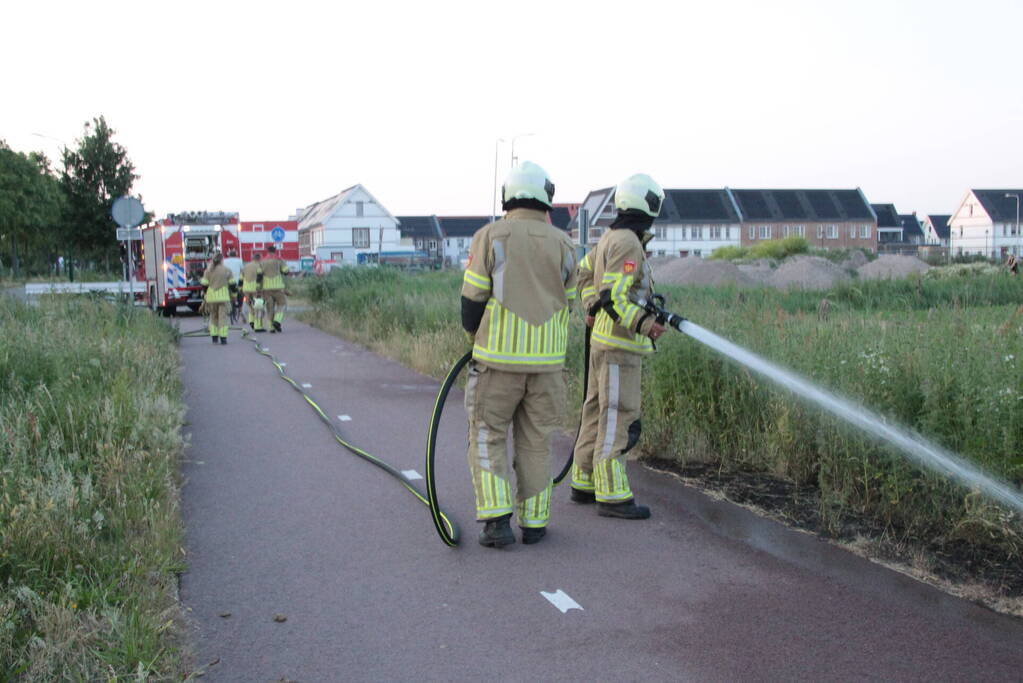 Bermbrand snel geblust