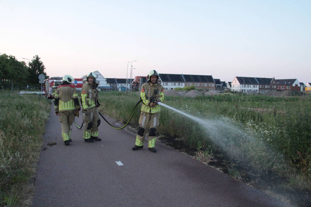 Bermbrand snel geblust