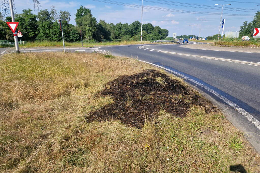 Buitenbrand snel onder controle