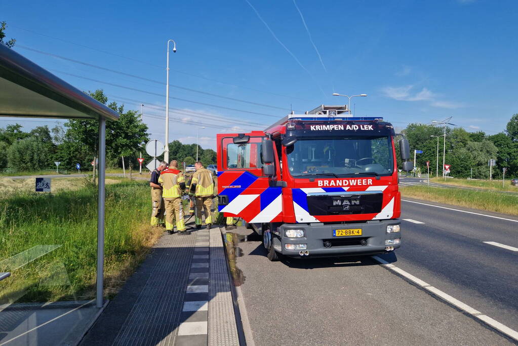 Buitenbrand snel onder controle