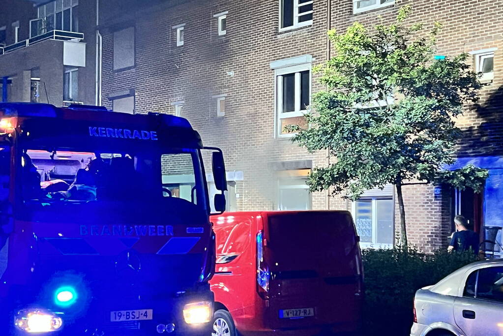 Flinke rookontwikkeling bij woningbrand