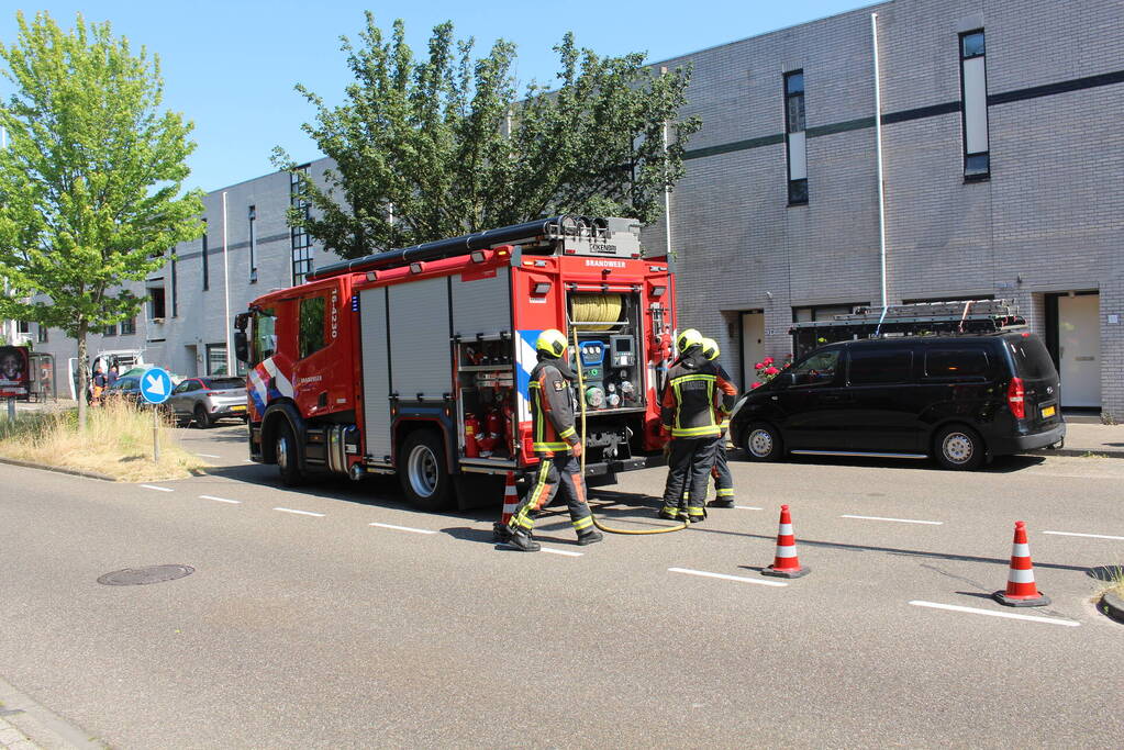 Gaslekkage ontstaan door werkzaamheden