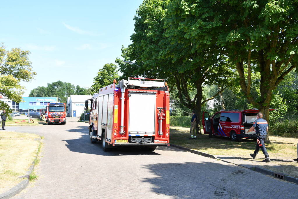 Brand in bosgebied