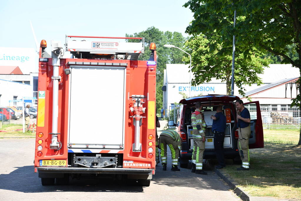 Brand in bosgebied