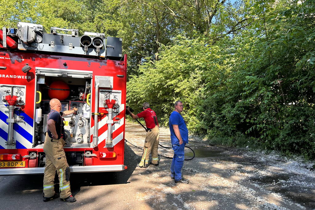 Bermbrand snel geblust