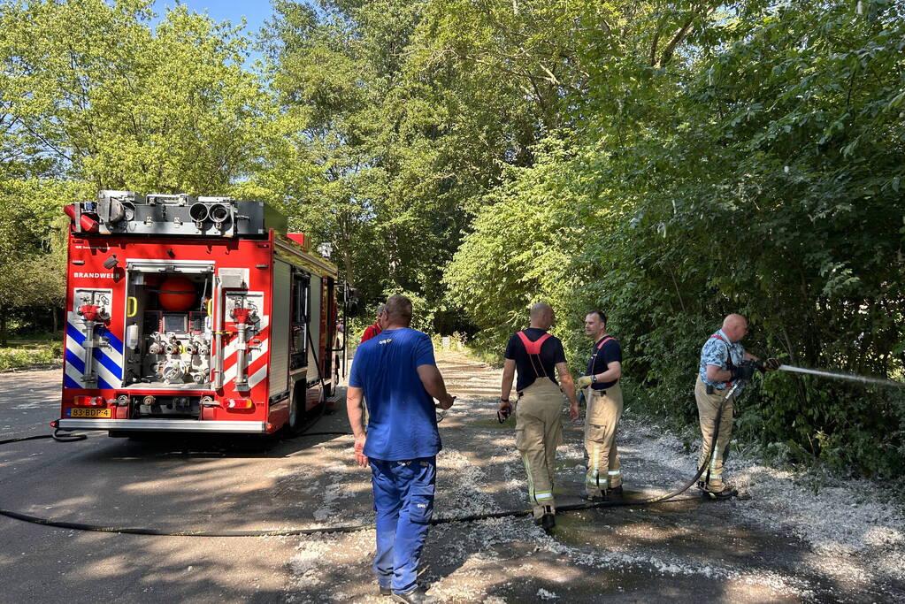 Bermbrand snel geblust