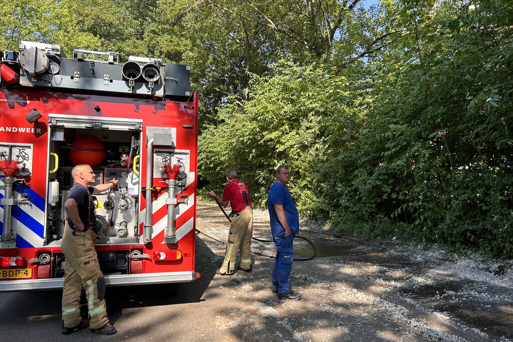 Bermbrand snel geblust