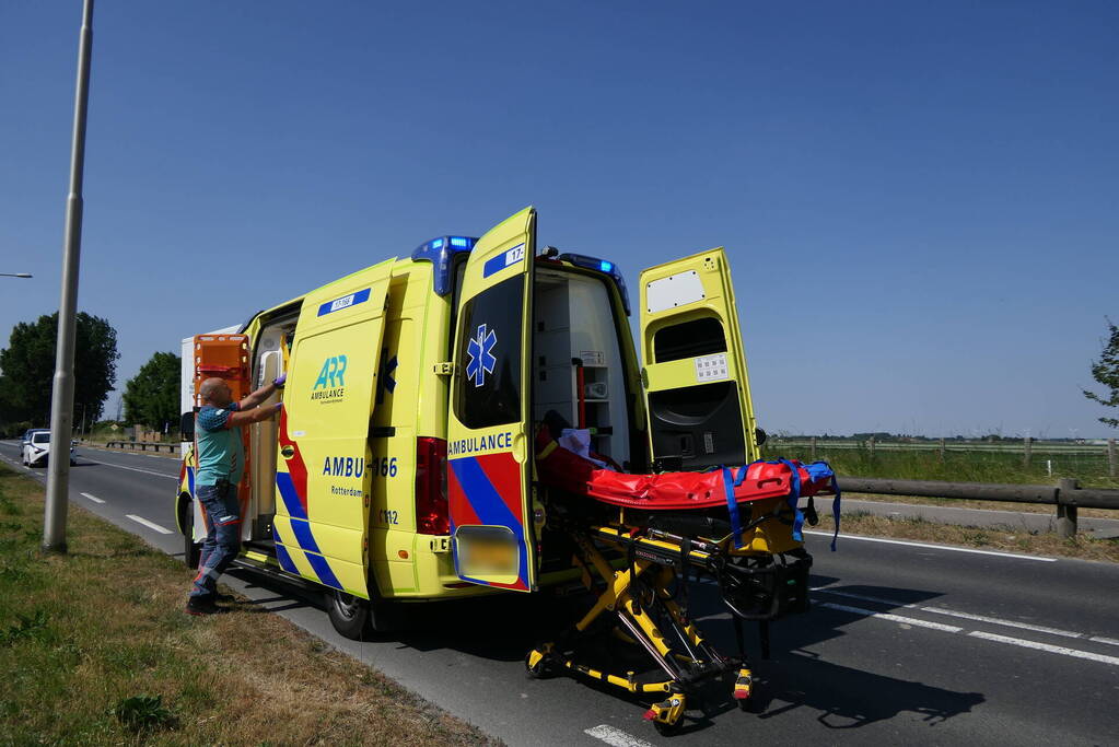 Drie gewonden bij kettingbotsing