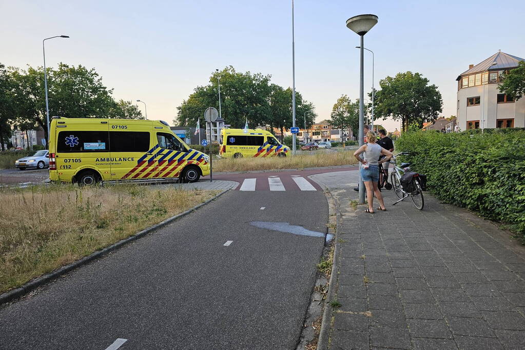 Gewonde na aanrijding elektrische step en fietser