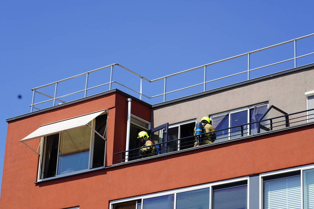 Ventilator In appartement veroorzaakt brand