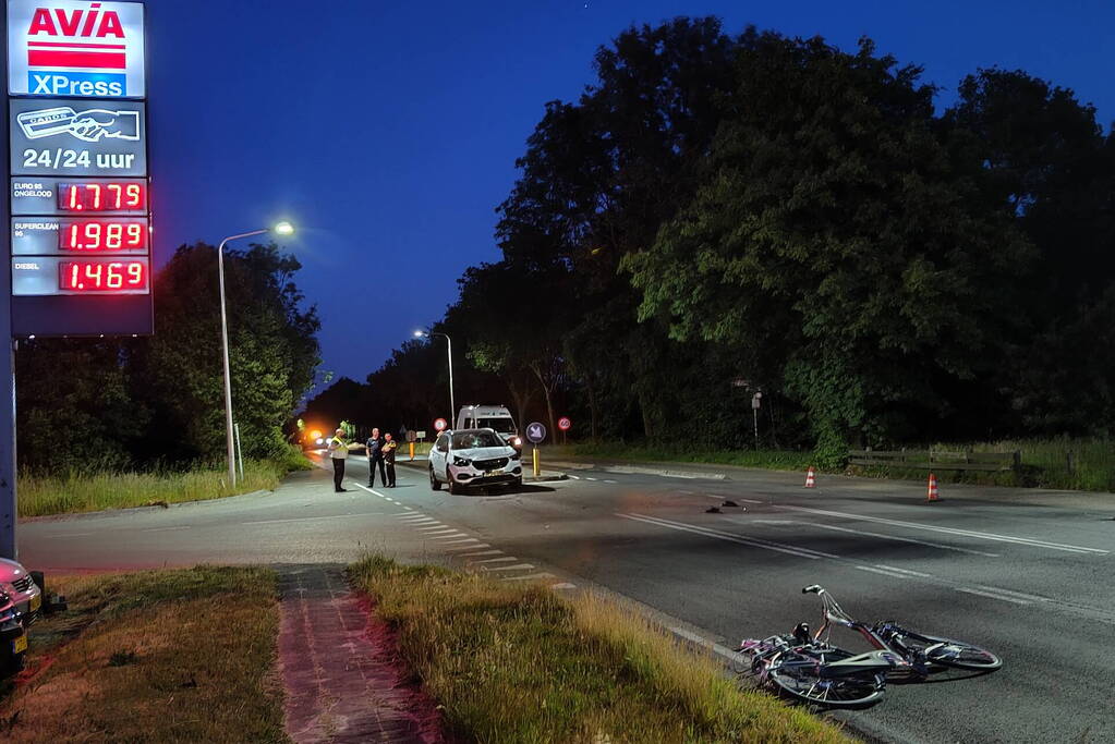 Fietser raakt ernstig gewond bij aanrijding