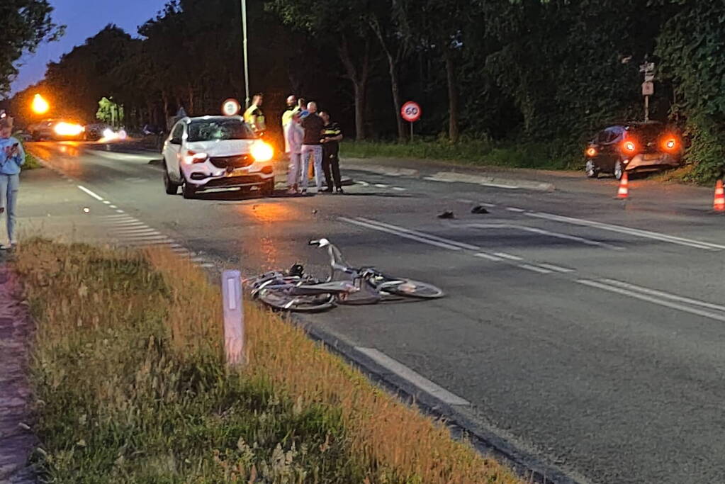 Fietser raakt ernstig gewond bij aanrijding