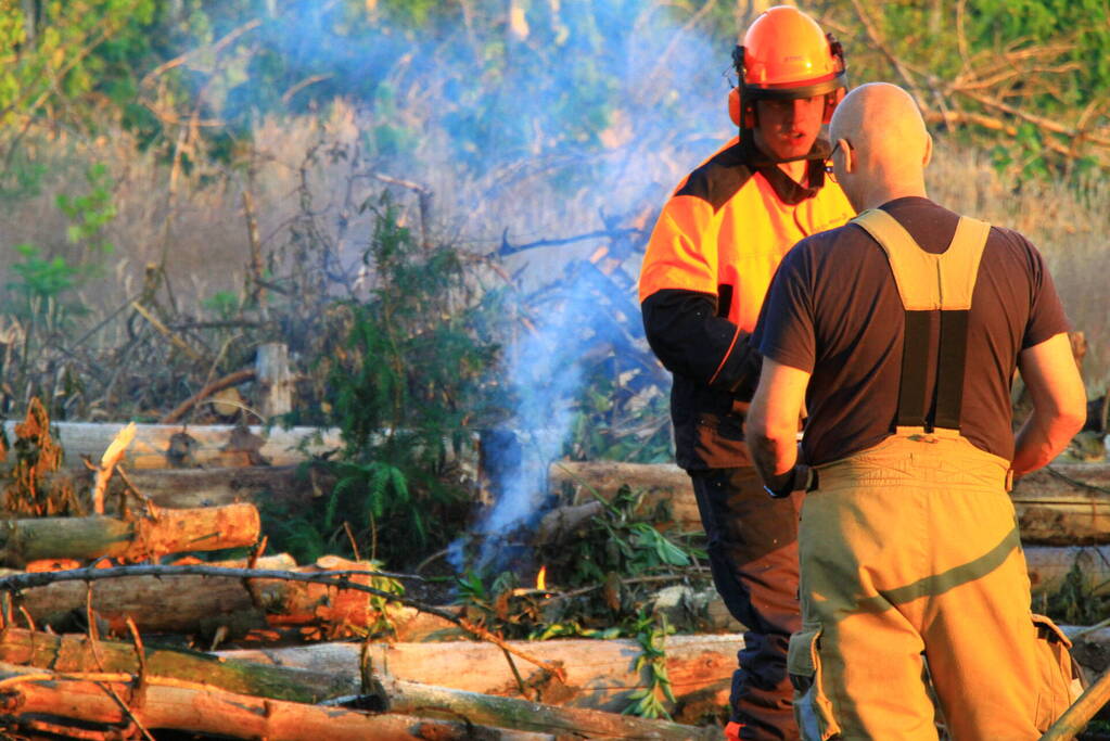 Natuurbrand laait weer op