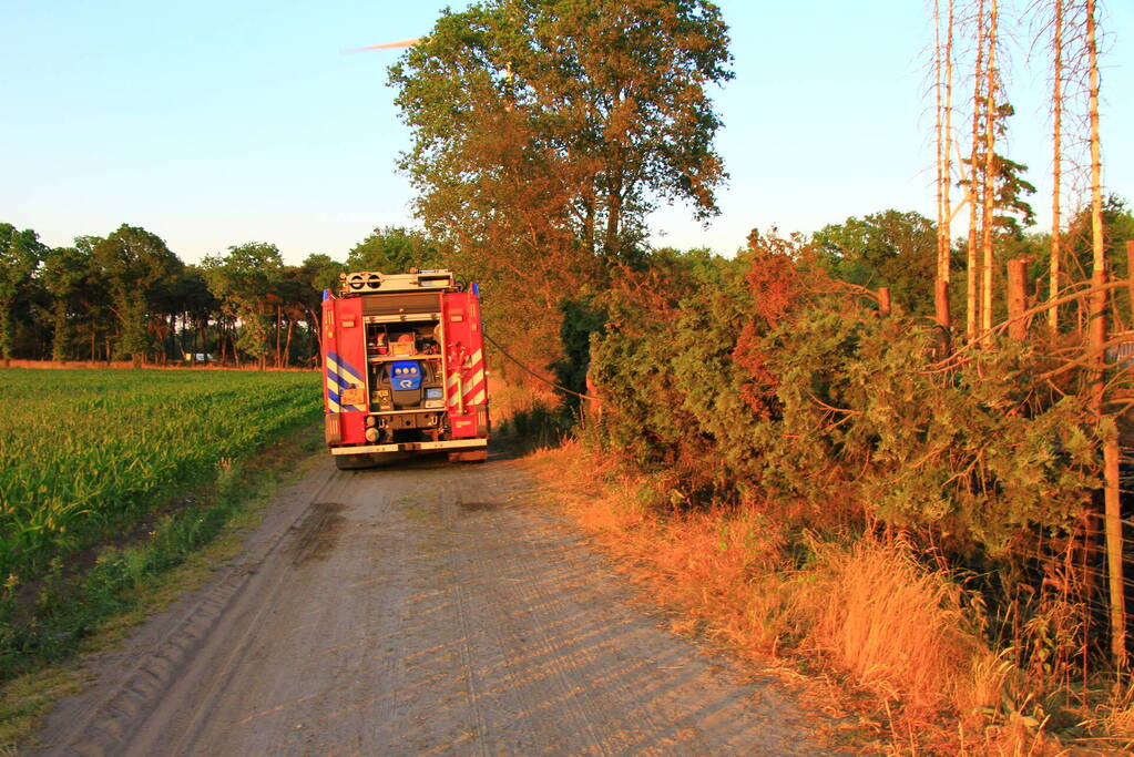 Natuurbrand laait weer op