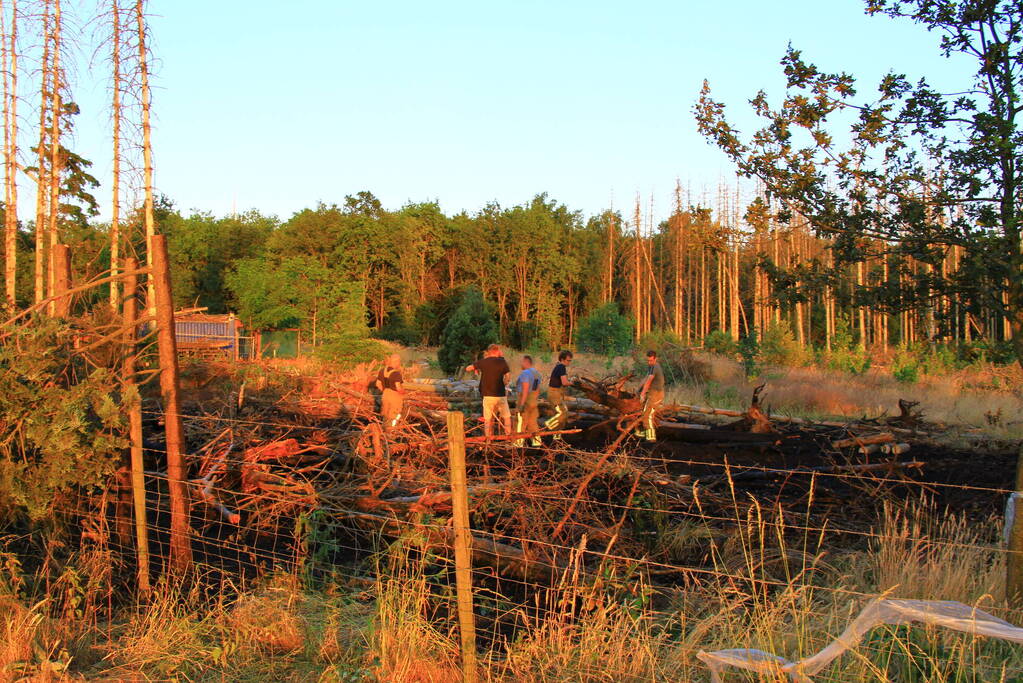 Natuurbrand laait weer op