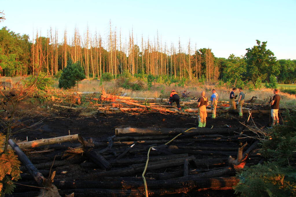 Natuurbrand laait weer op