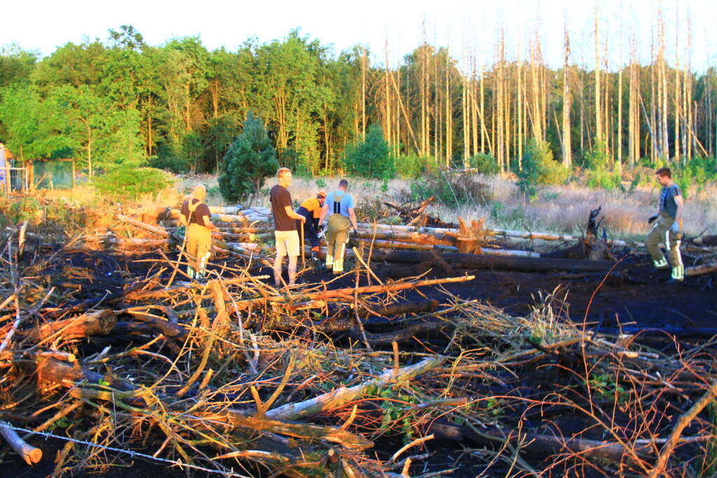 Natuurbrand laait weer op