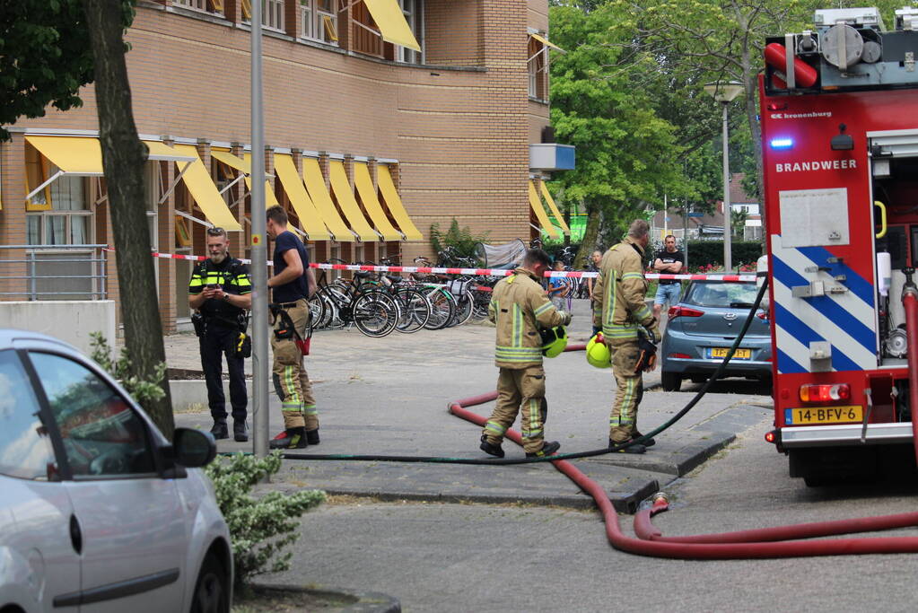 Brand in schuur van zorginstelling