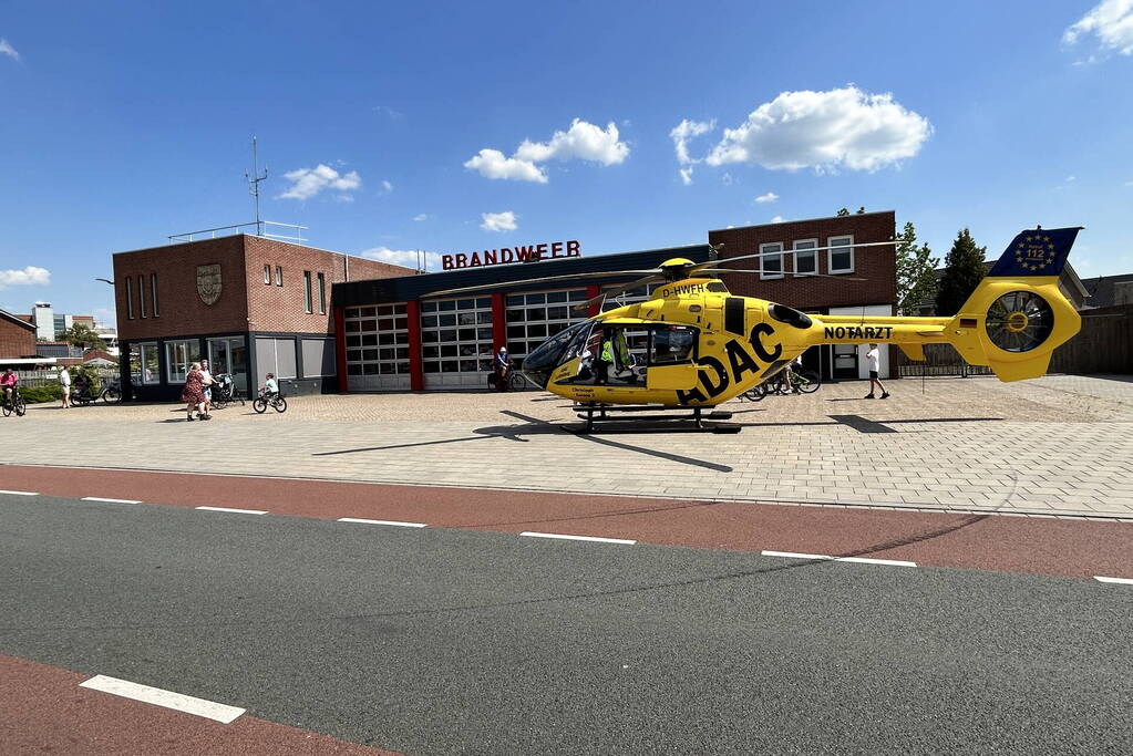 Veel bekijks bij inzet traumahelikoter na ongeval