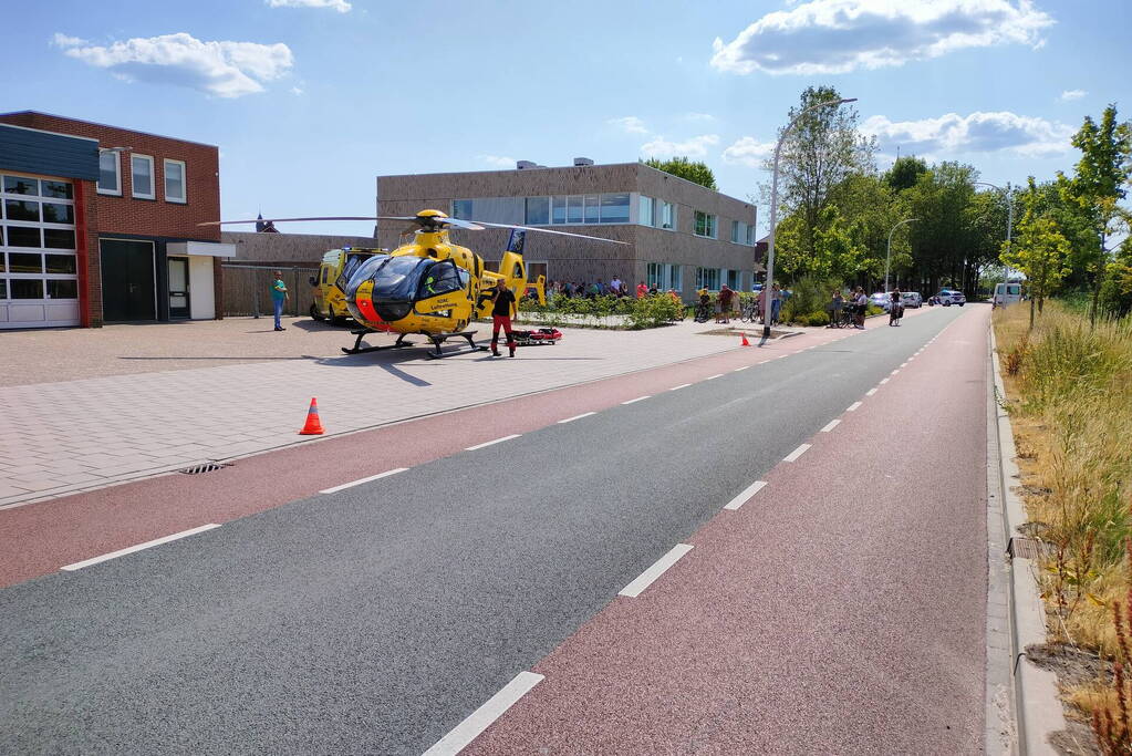 Veel bekijks bij inzet traumahelikoter na ongeval