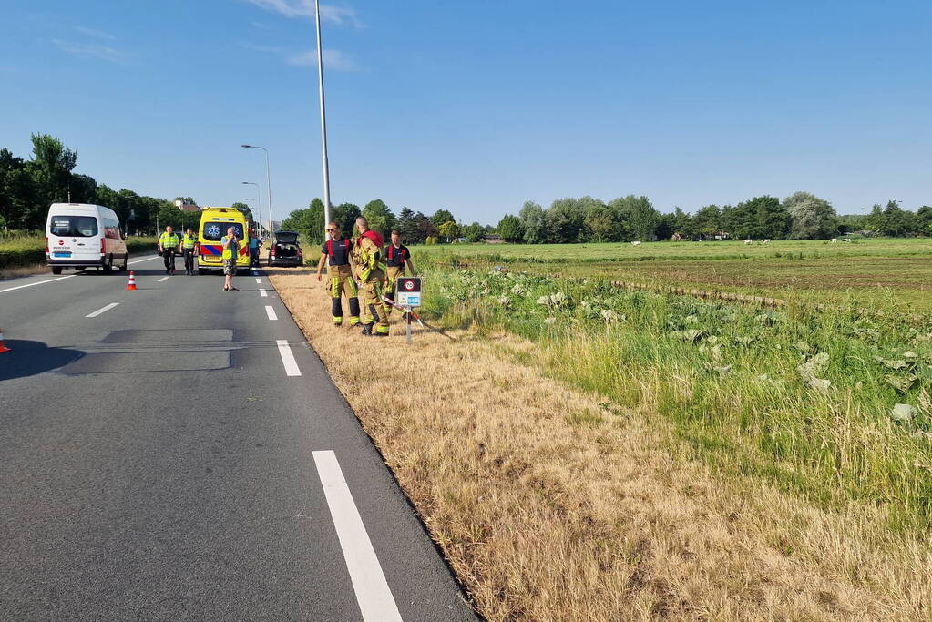 Automobilist eindigt in het water