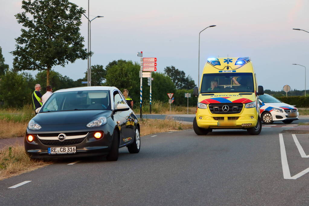 Fietser gewond bij ongeval met auto