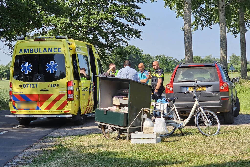 Vrouw gewond bij aanrijding