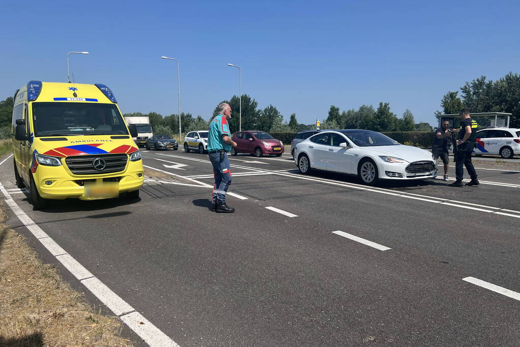 Kop-staart aanrijding door inschattingsfout