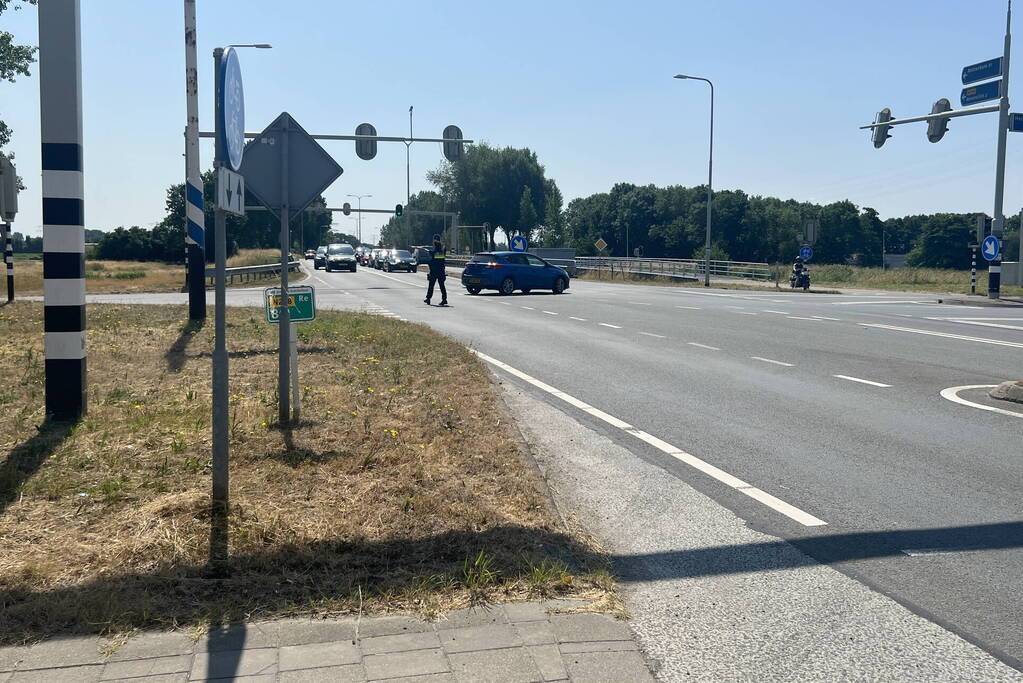 Kop-staart aanrijding door inschattingsfout