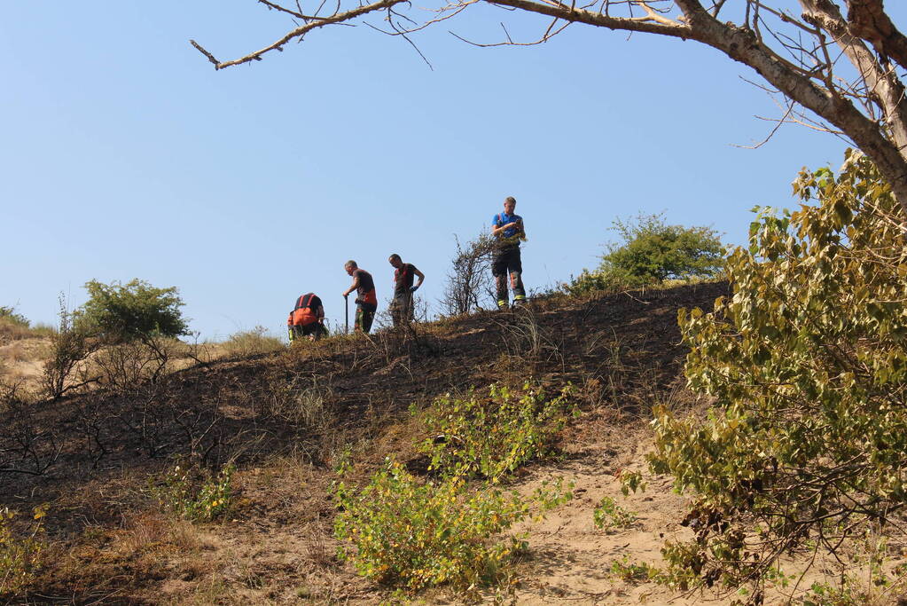 Forse brand in duingebied