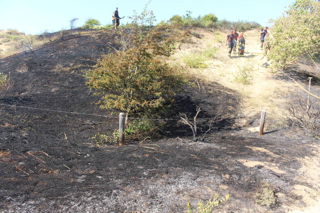 Forse brand in duingebied