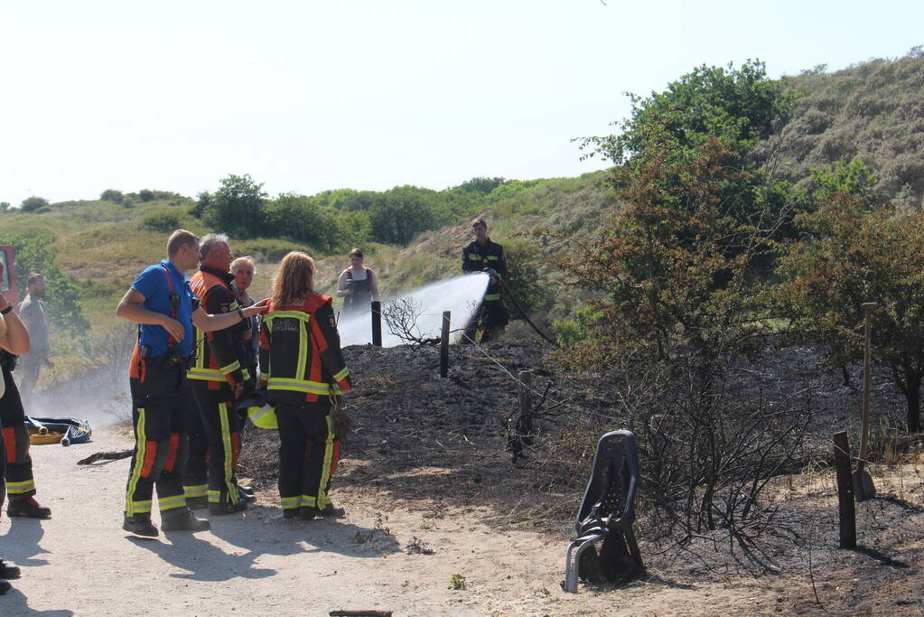 Forse brand in duingebied