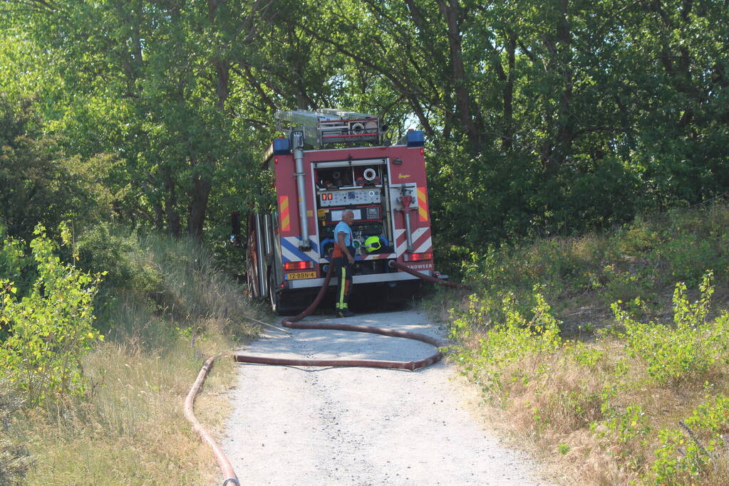 Forse brand in duingebied