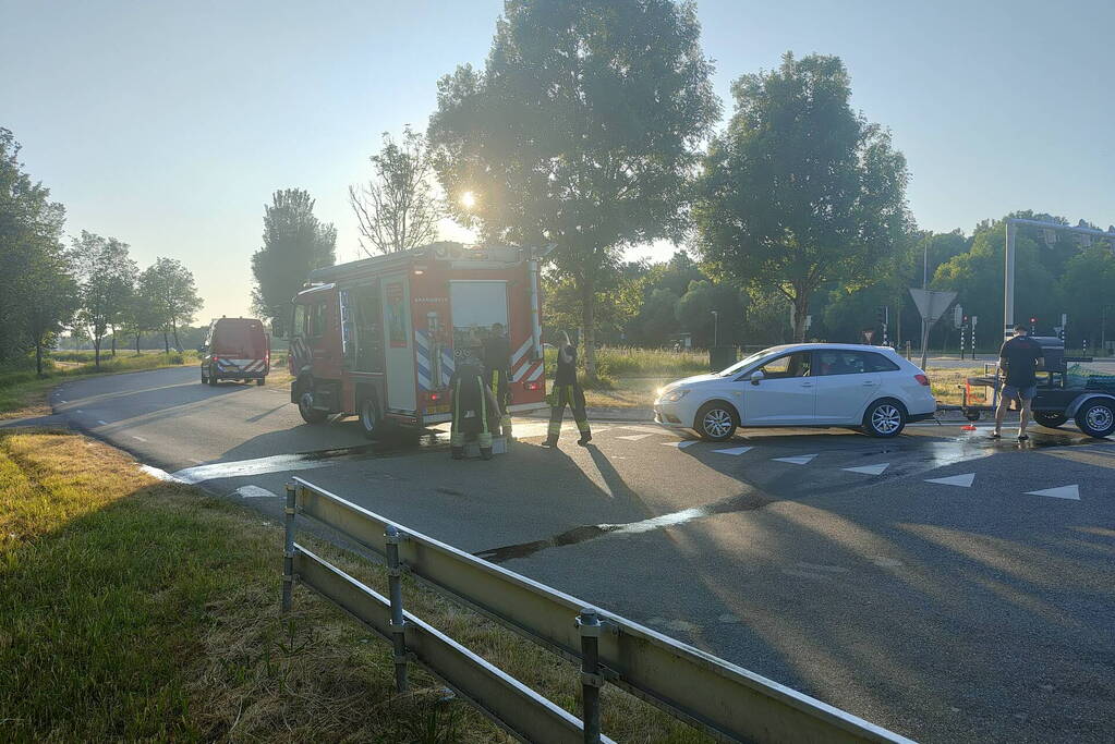 Brandweer treft smeulende BBQ aan na containerbrand