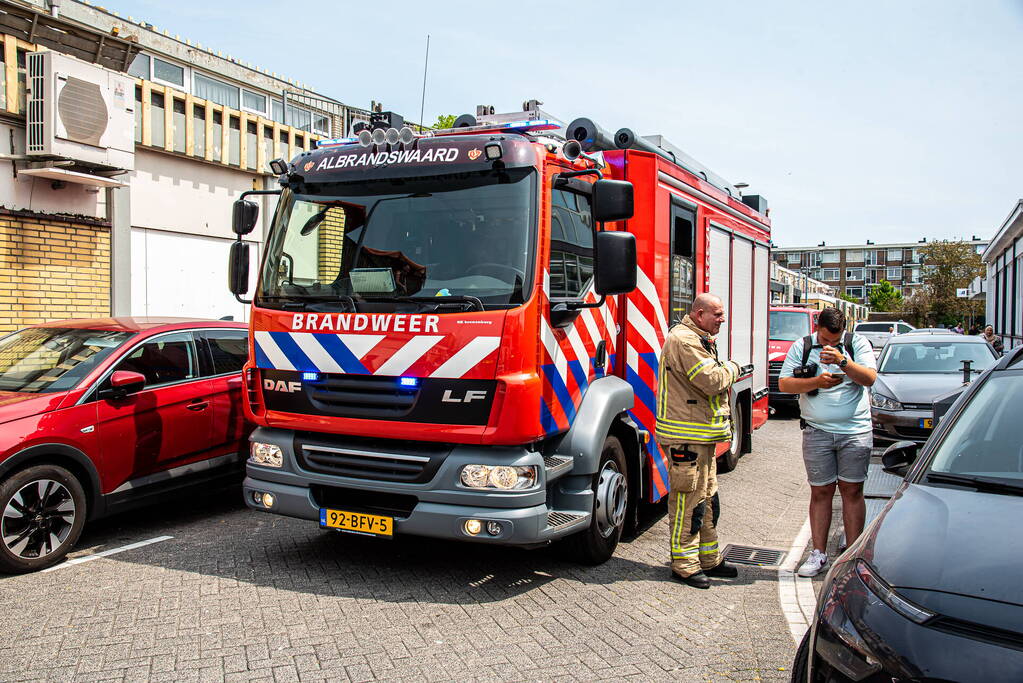 Hevige rookontwikkeling bij brand in snackbar