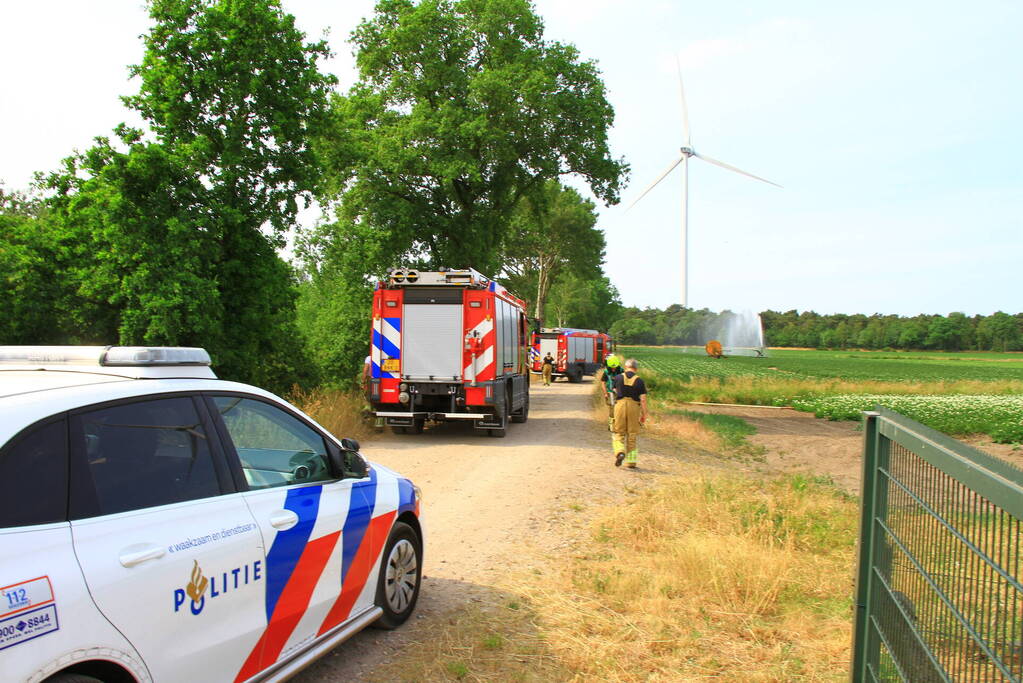 Treinverkeer stilgelegd vanwege natuurbrand