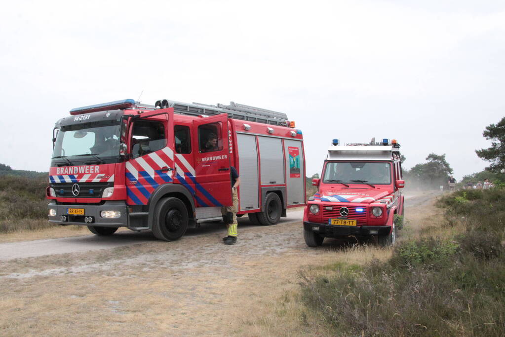 Brandweer groots gealarmeerd voor BBQ in bos