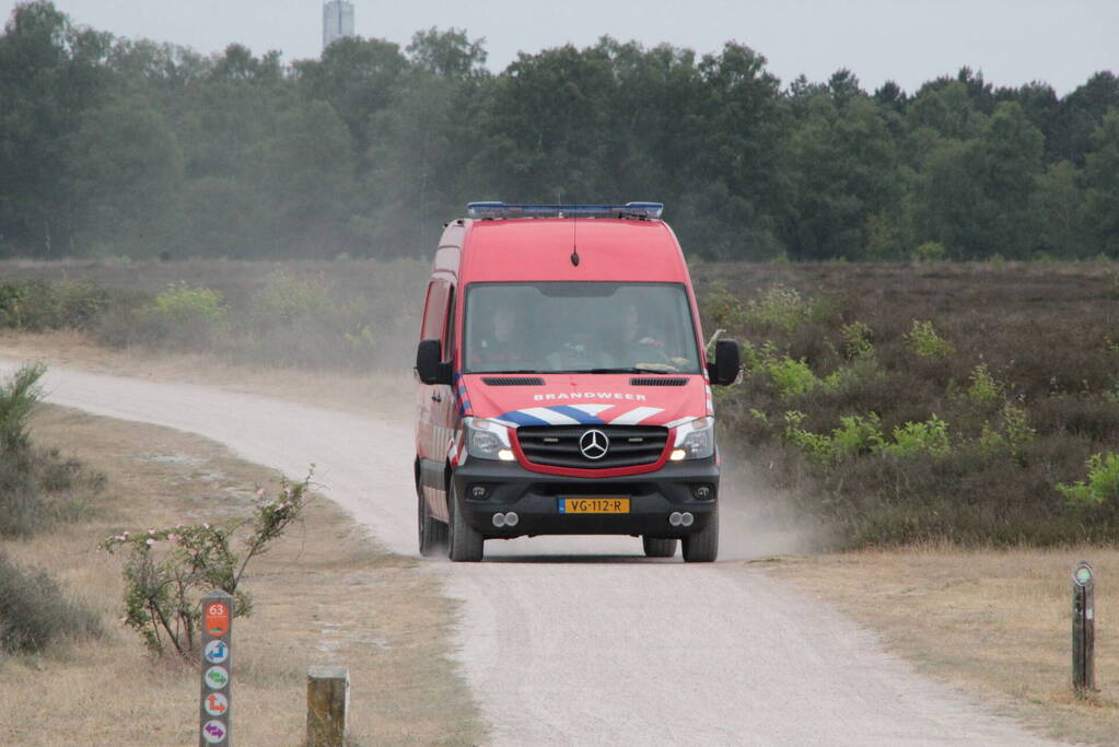 Brandweer groots gealarmeerd voor BBQ in bos