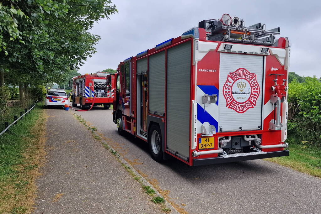 Brand bij gebouw van Scouting Elfregi Helen