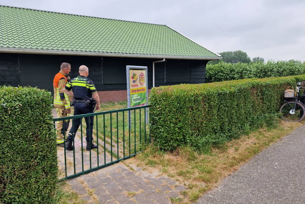 Brand bij gebouw van Scouting Elfregi Helen