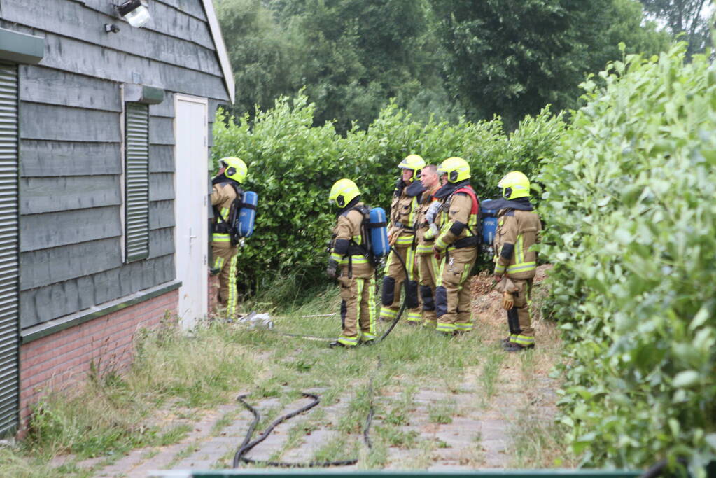 Brand bij gebouw van Scouting Elfregi Helen