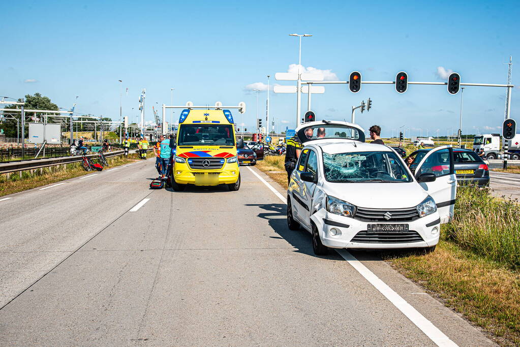 Fietser ernstig gewond bij botsing