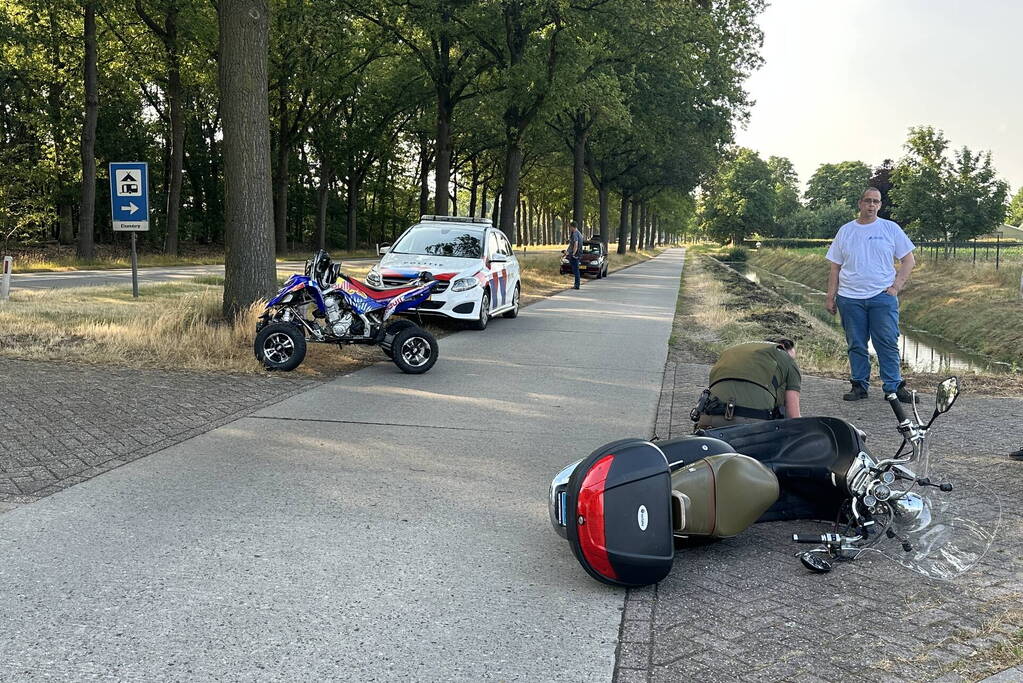 Scooterrijder gewond bij botsing met auto