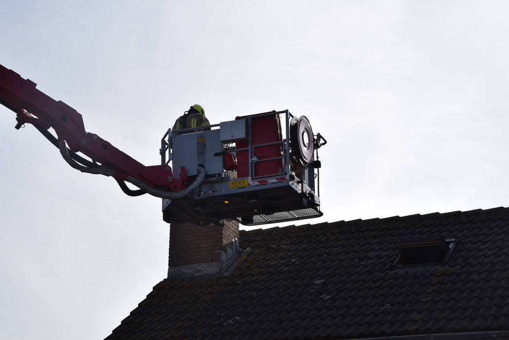 CV-ketel vat vlam op zolder van woning