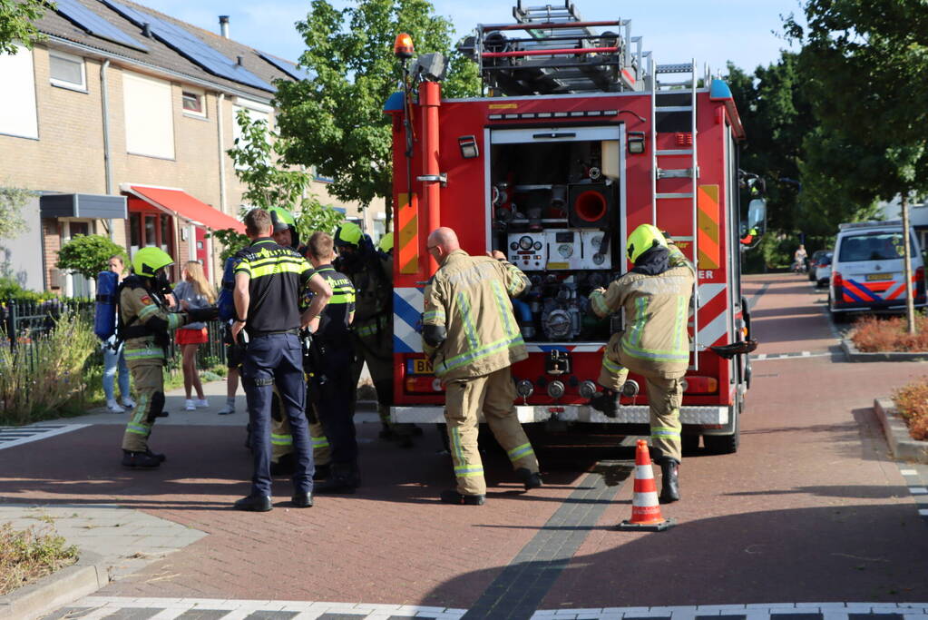 CV-ketel vat vlam op zolder van woning