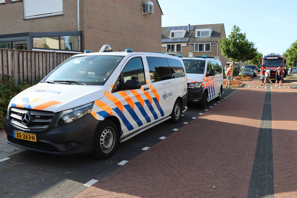 CV-ketel vat vlam op zolder van woning