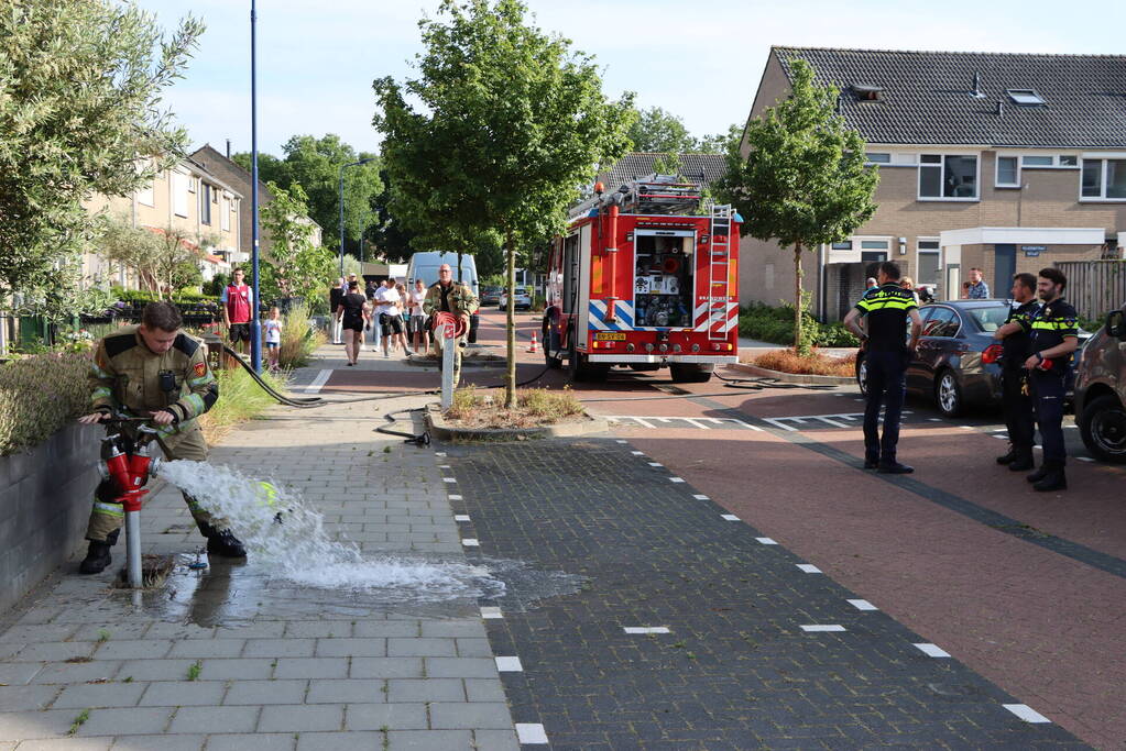 CV-ketel vat vlam op zolder van woning